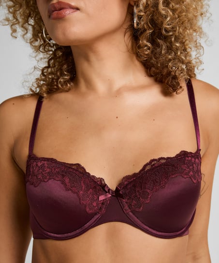 Vorgeformter Bügel-BH Lace & Shine, Lila
