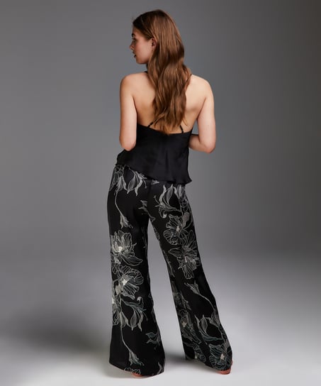 Camisole satin, Noir