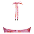Haut de bikini Floral Taille E +, Rose