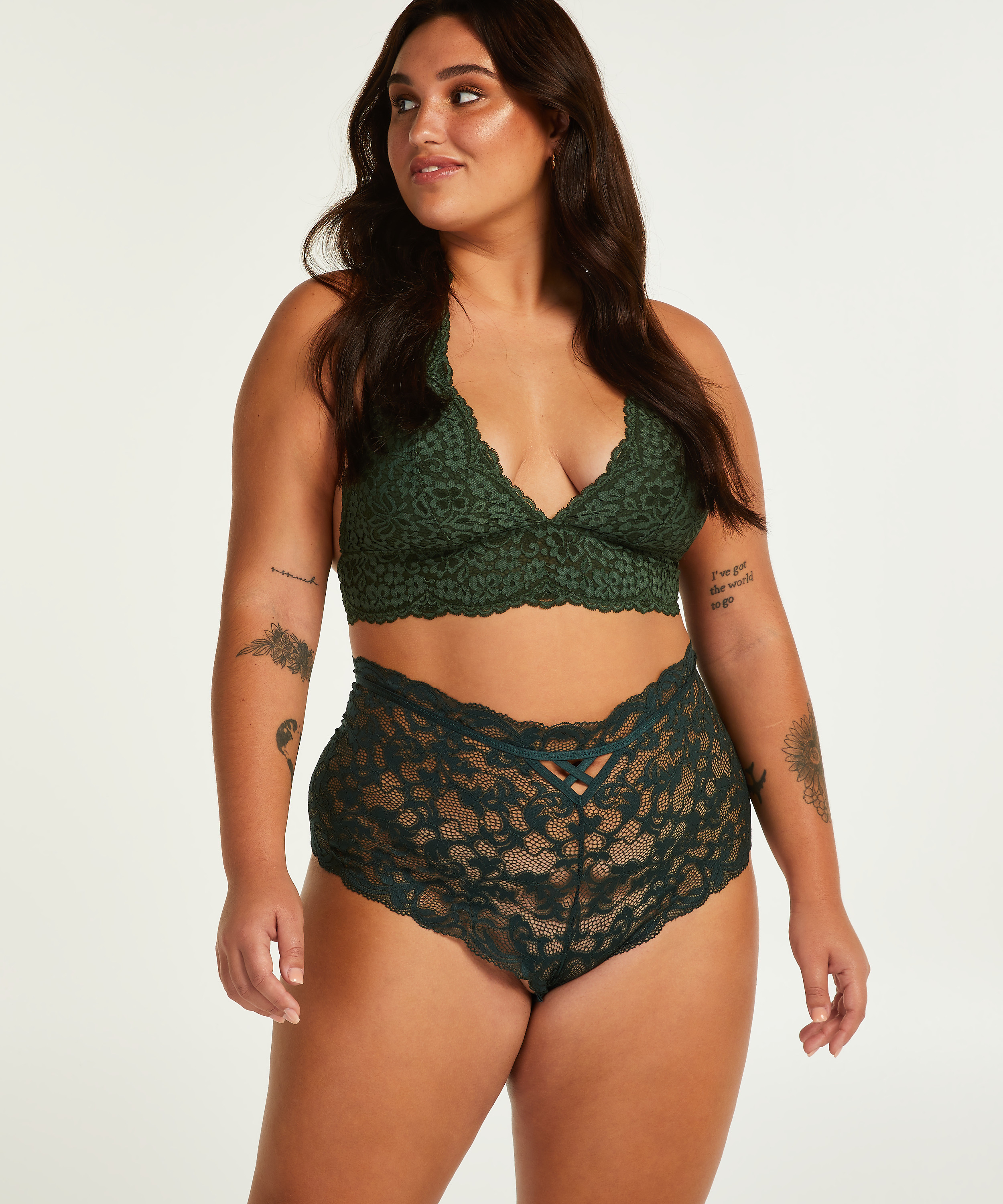 Boxer Astrid Curvy, Vert, main