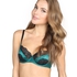 Non-padded underwired bra Loulou, Vert