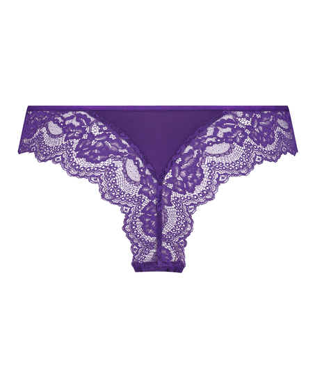 Brazilian-Slip mit hohem Beinausschnitt Dora, Lila