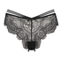 Slip brésilien échancré Sian, Noir