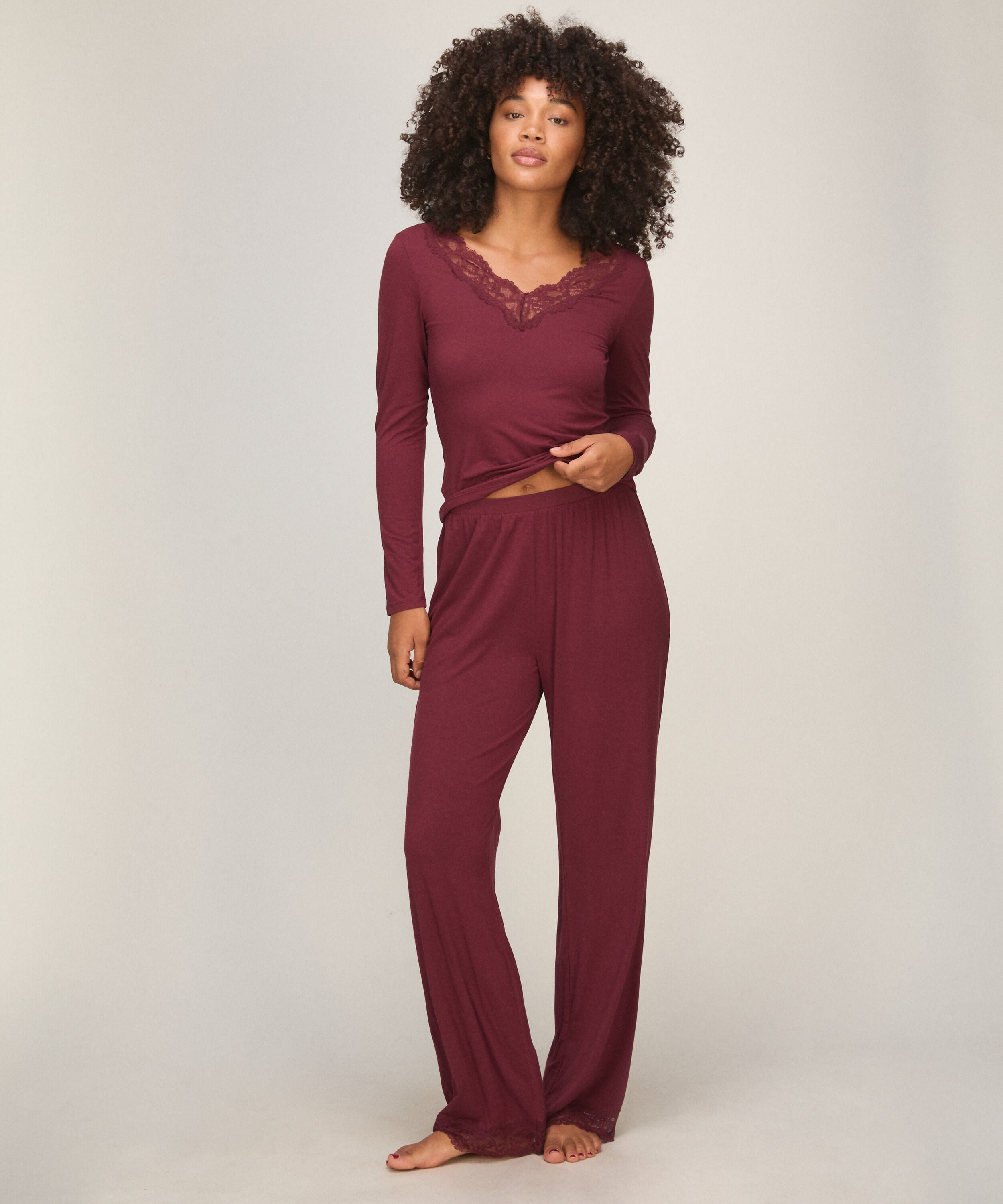 Pyjama-Set, Lila Pyjama-Set, Lila
