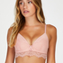 Soutien-gorge long rembourr&eacute; Sabina, Rose