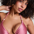 Triangel-Bikinioberteil Kallua, Rose