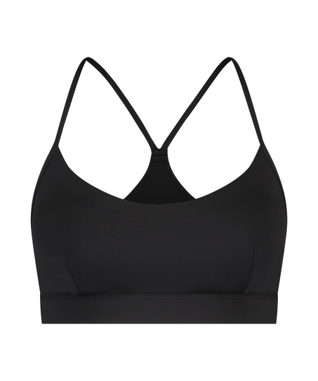 HKMX Brassière de sport de niveau 1, Noir