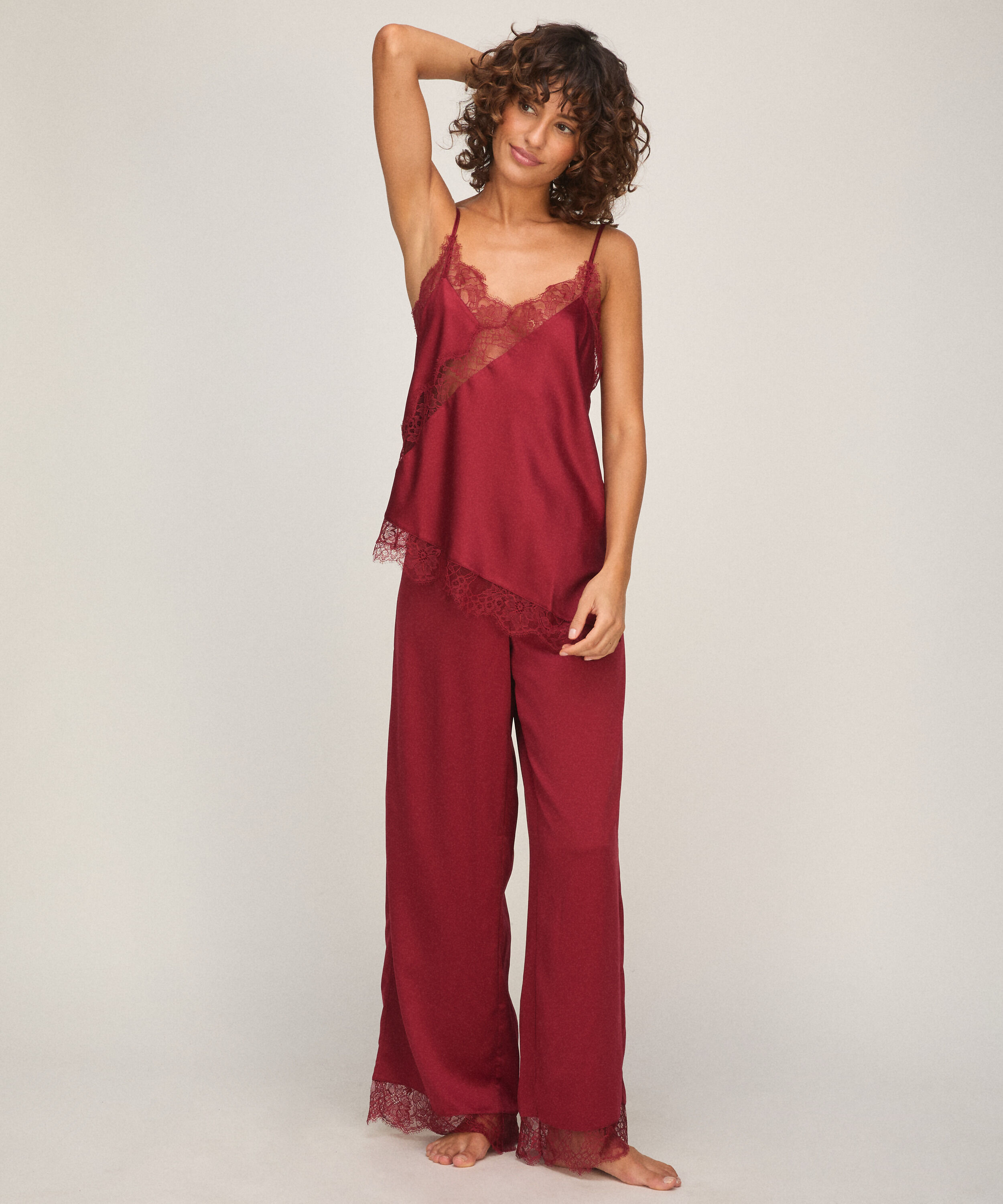Pyjama-Top Cecilia, Rot Pyjama-Top Cecilia, Rot