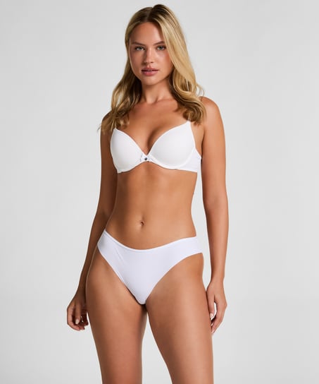 Invisible Brazilian Lace Back, Weiß