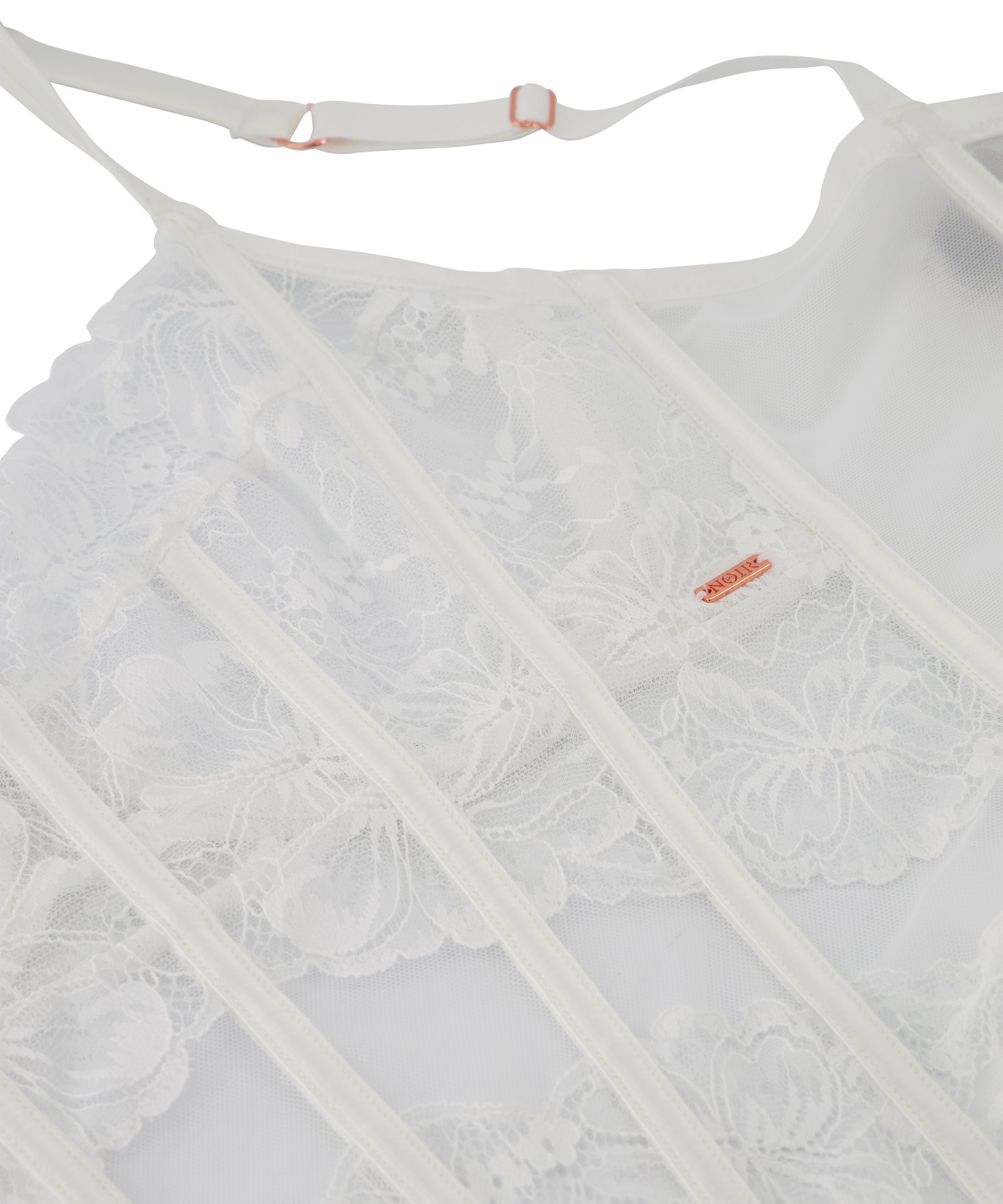 Bustier Cesca, Blanc, main