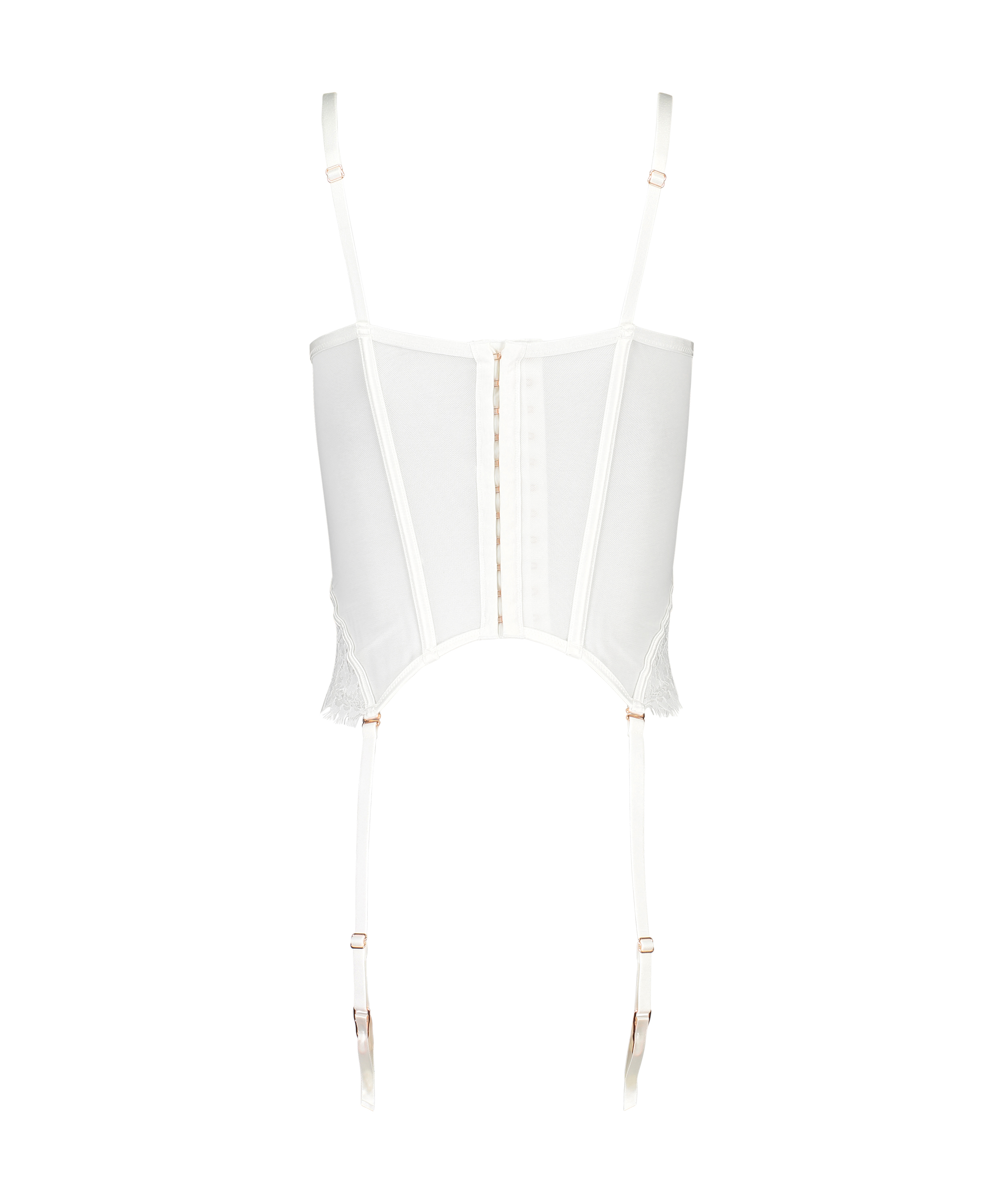 Bustier Hannako, Blanc, main