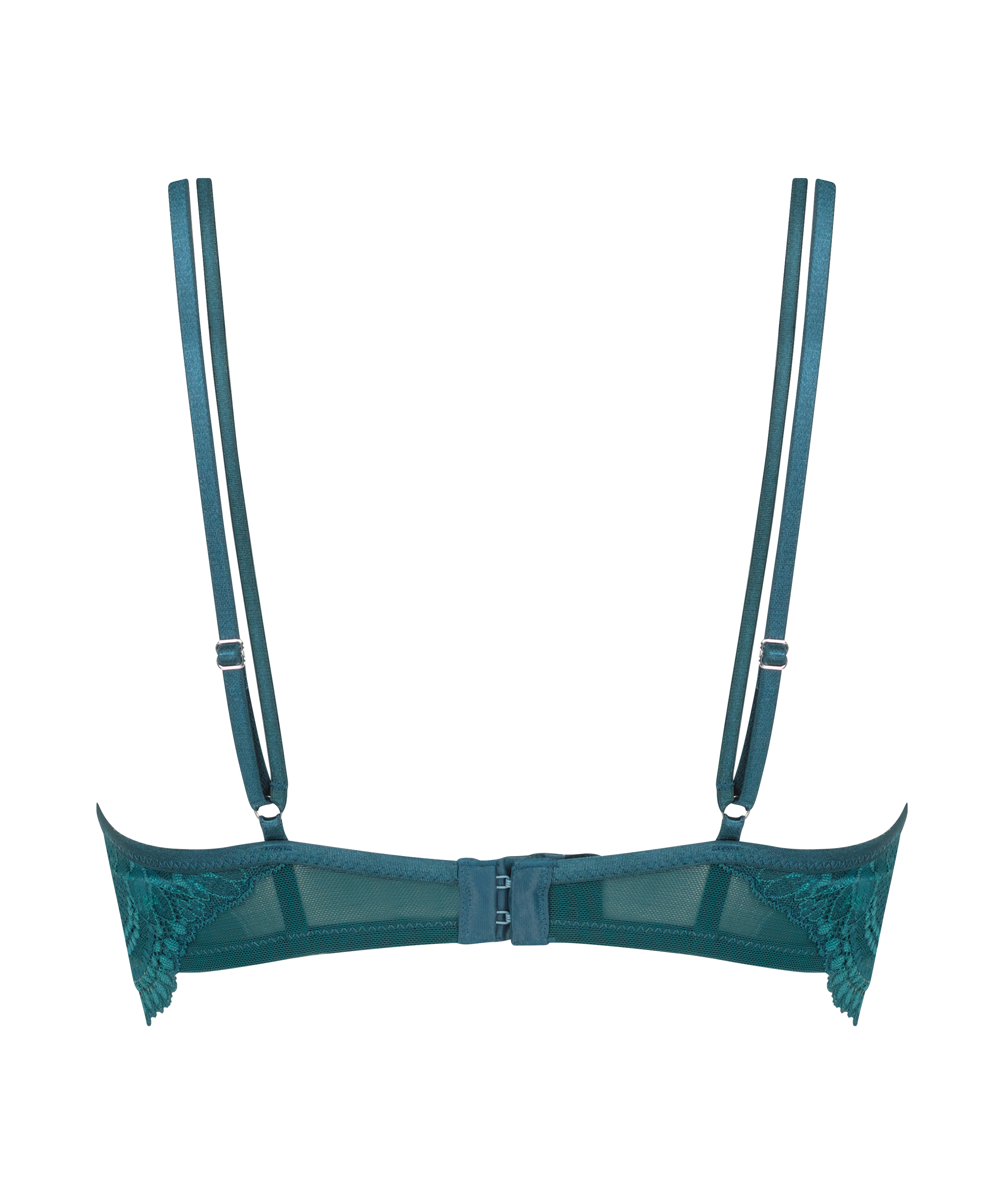 Soutien-gorge &agrave; armatures non-pr&eacute;form&eacute; longline Raquel, Bleu, main