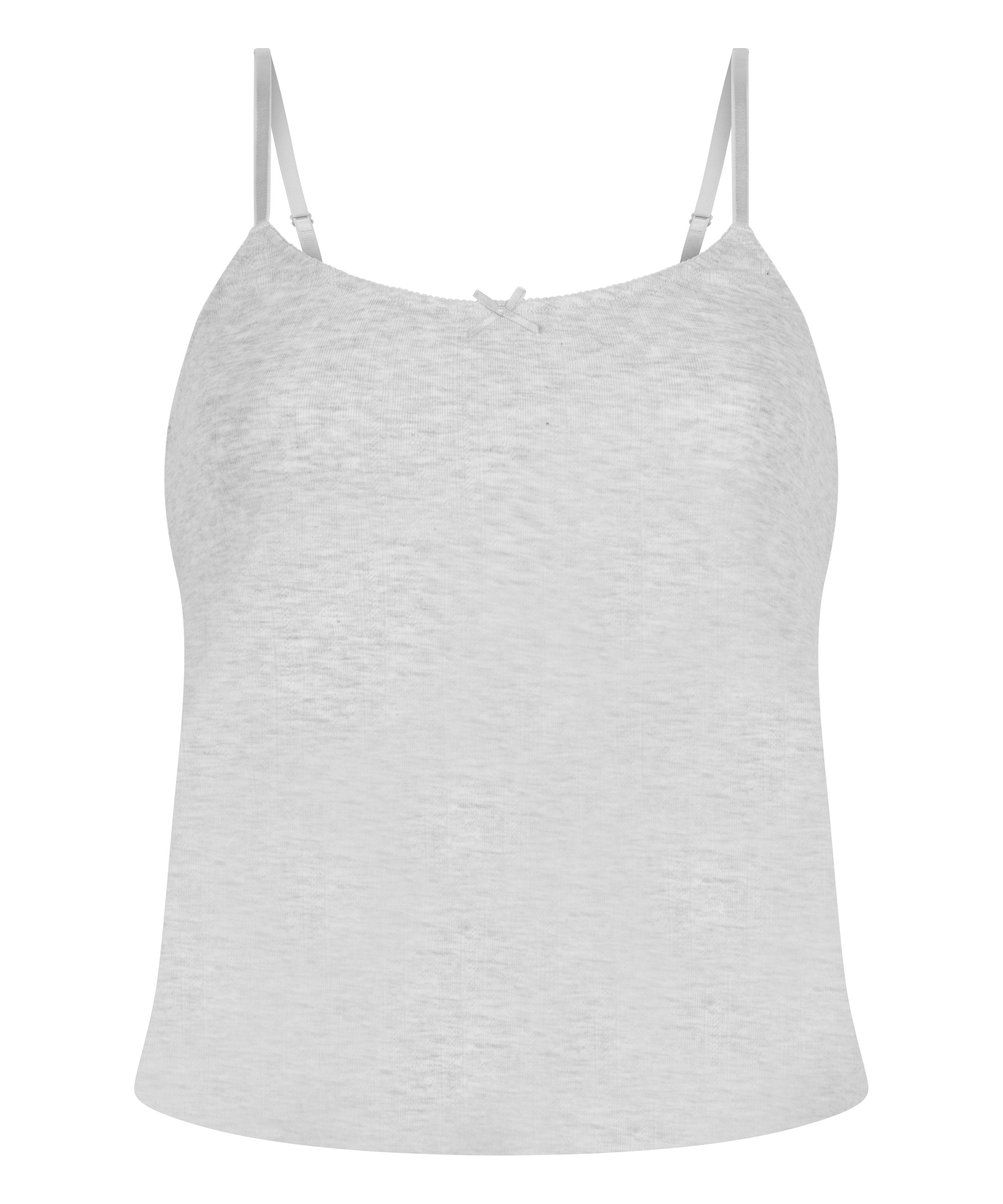 Pointelle Pyjamatop, Grau, main