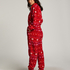 Onesie aus Fleece, Rot