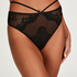 Tanga taille haute Blaise, Noir