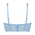 Soutien-gorge &agrave; armatures non pr&eacute;form&eacute; longline Louise Kim Petras, Bleu