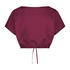 Top court en satin, Violet