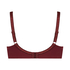 Unwattierter Bügel-BH Diva, Rot