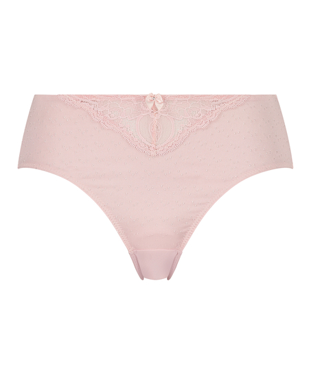 Slip taille haute Sophie, Rose