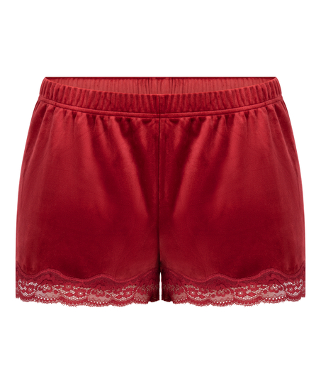 Samit-Spitzen-Short, Rot