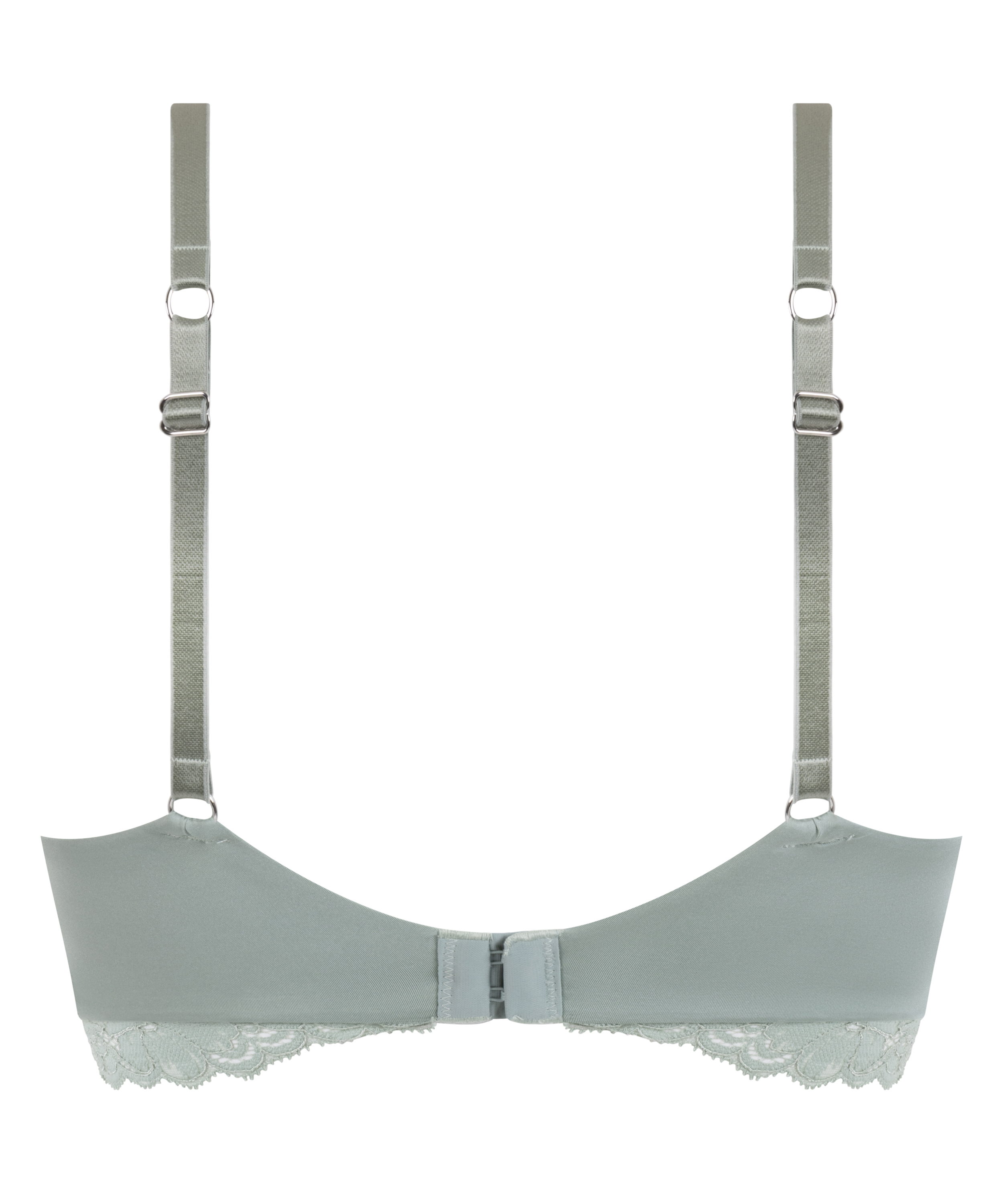 Gepolsterter bügelloser BH Andrea, Grün, main
