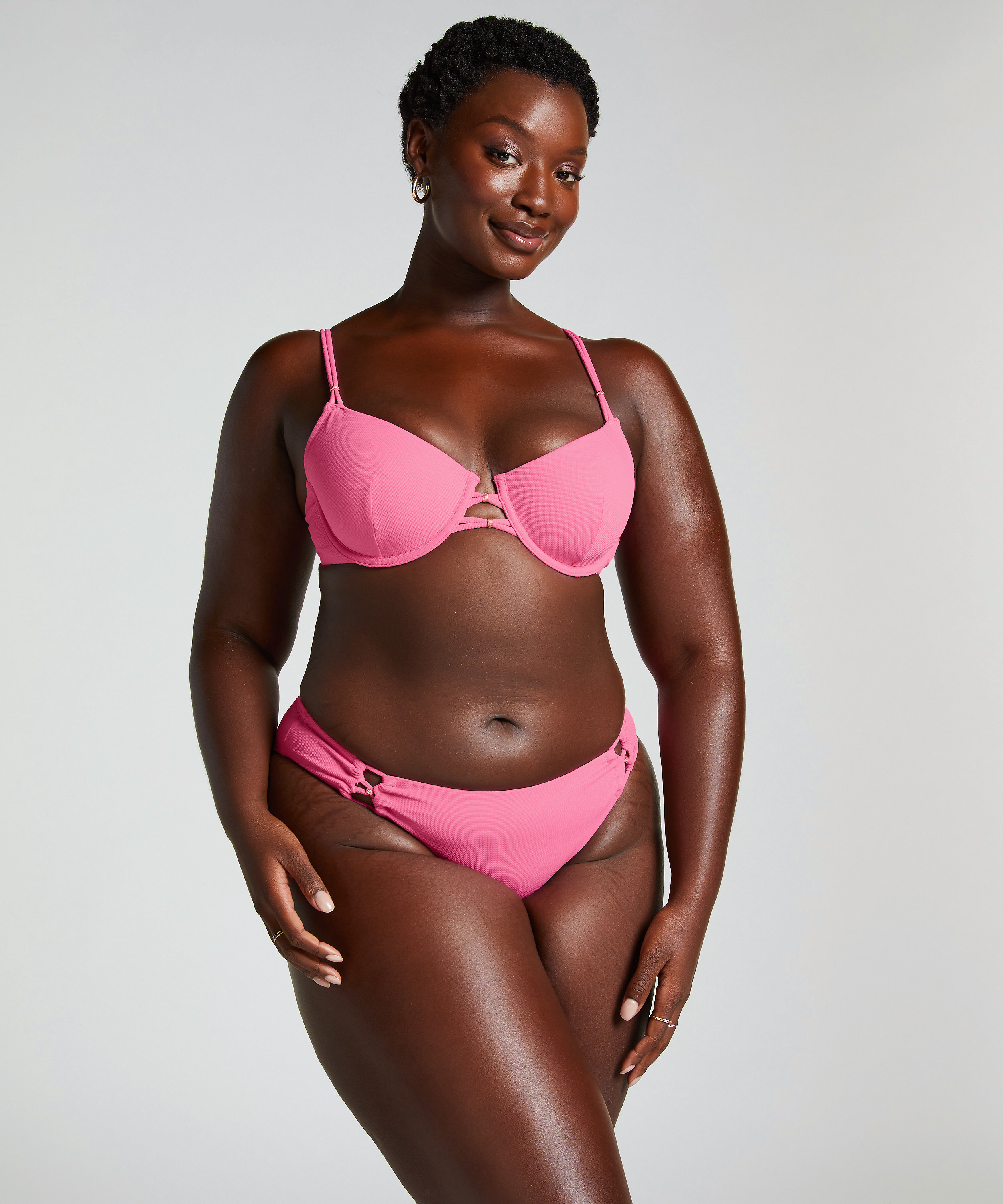 Bikini-Oberteil Holbox, Rose, main