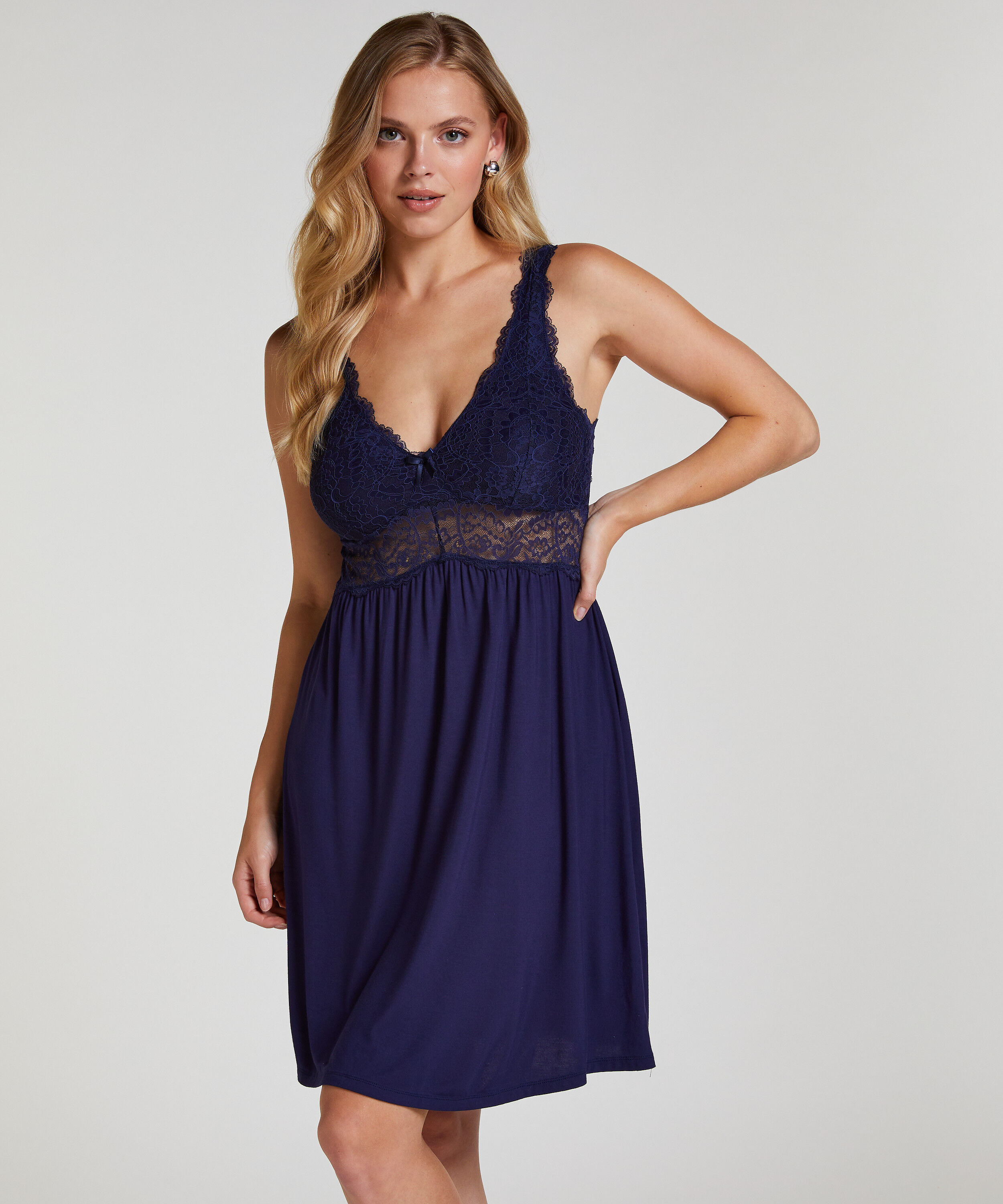 Nuisette Jersey Nova, Bleu