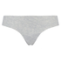String invisible en coton, Gris