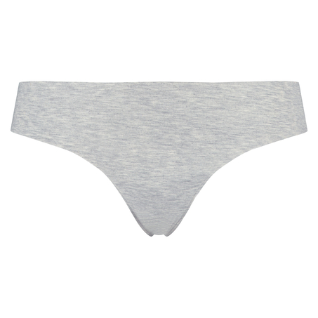 String invisible en coton, Gris