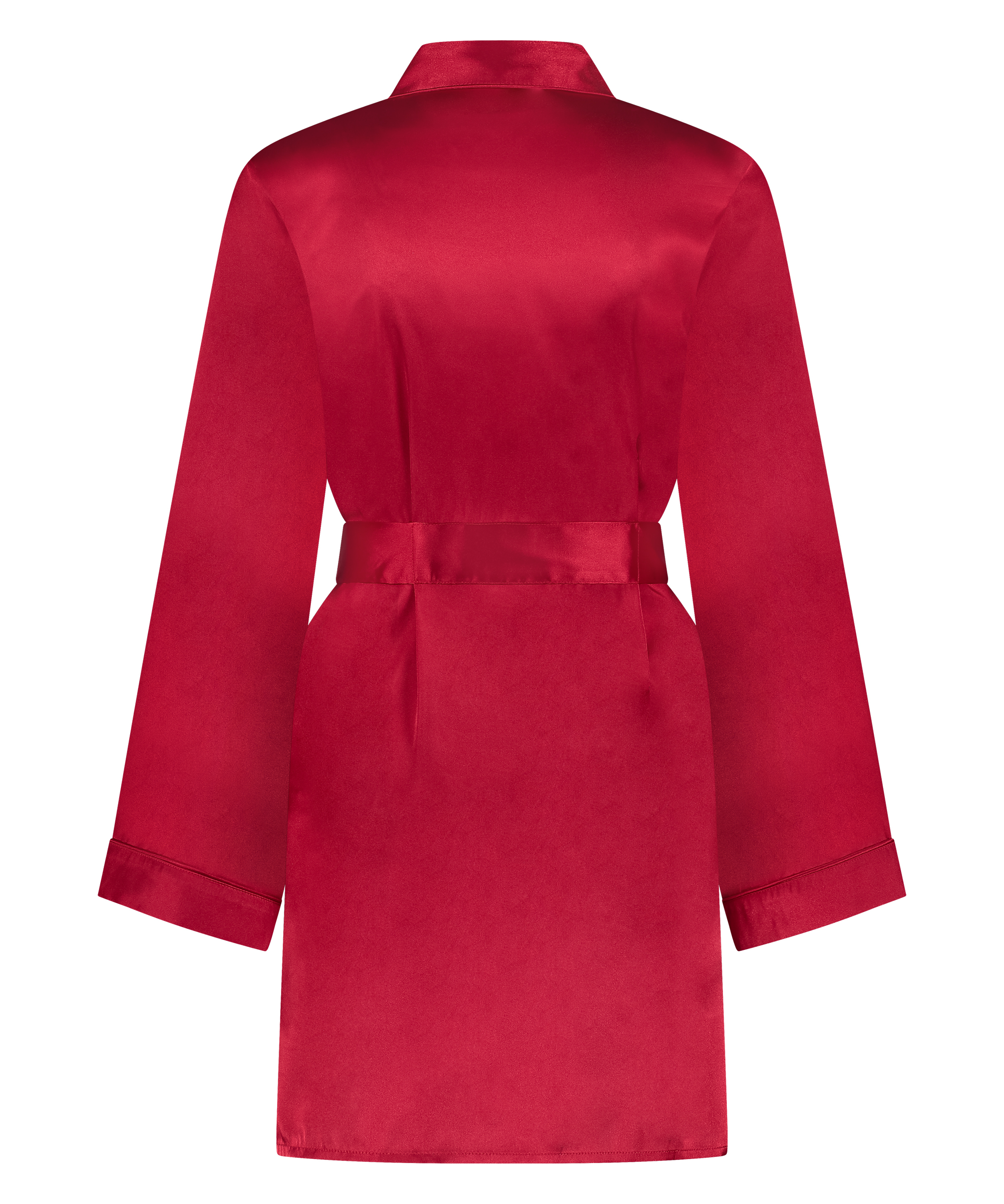 Kimono Satin, Rouge, main