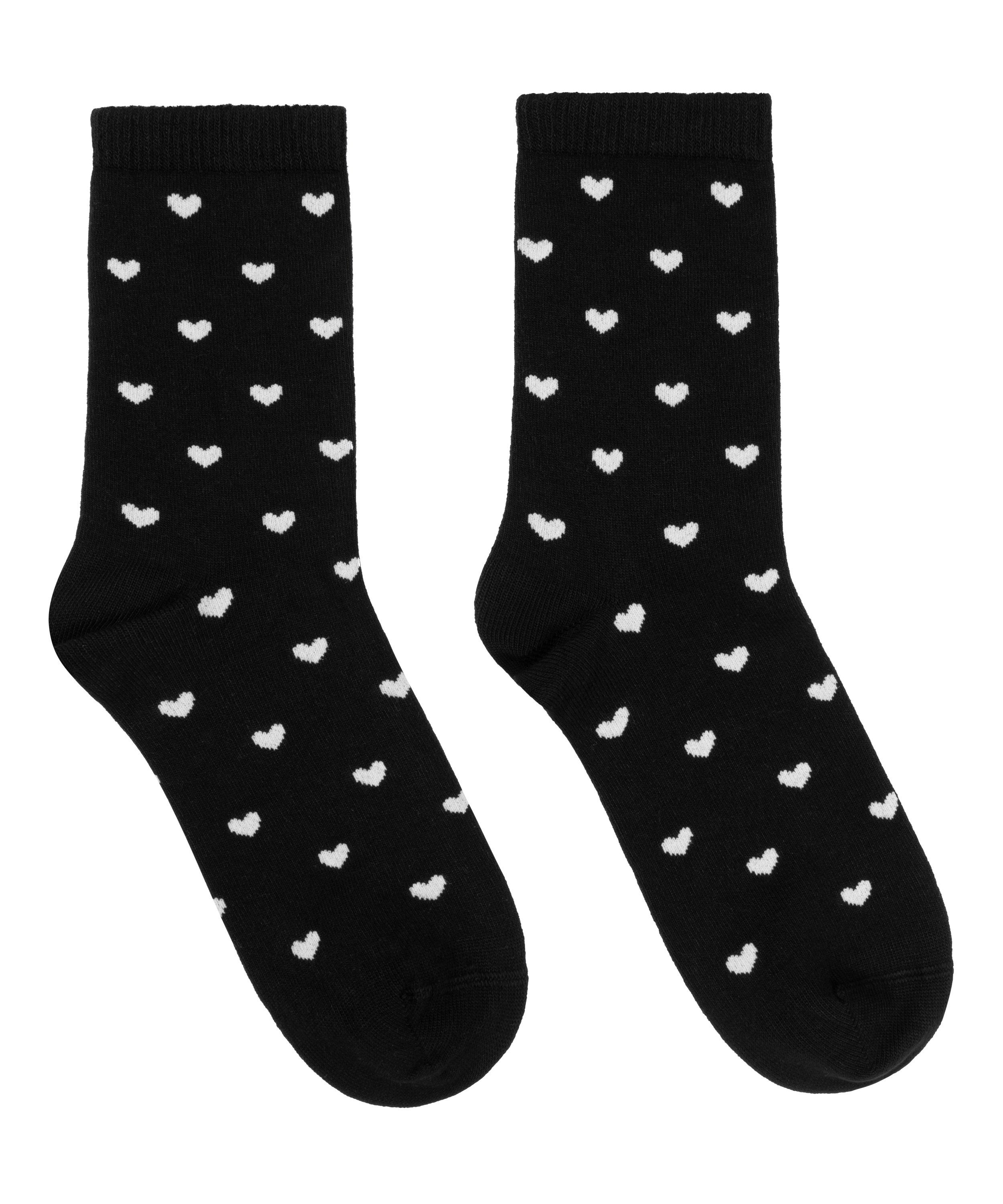 Crew-Socken aus Modal, Schwarz, main