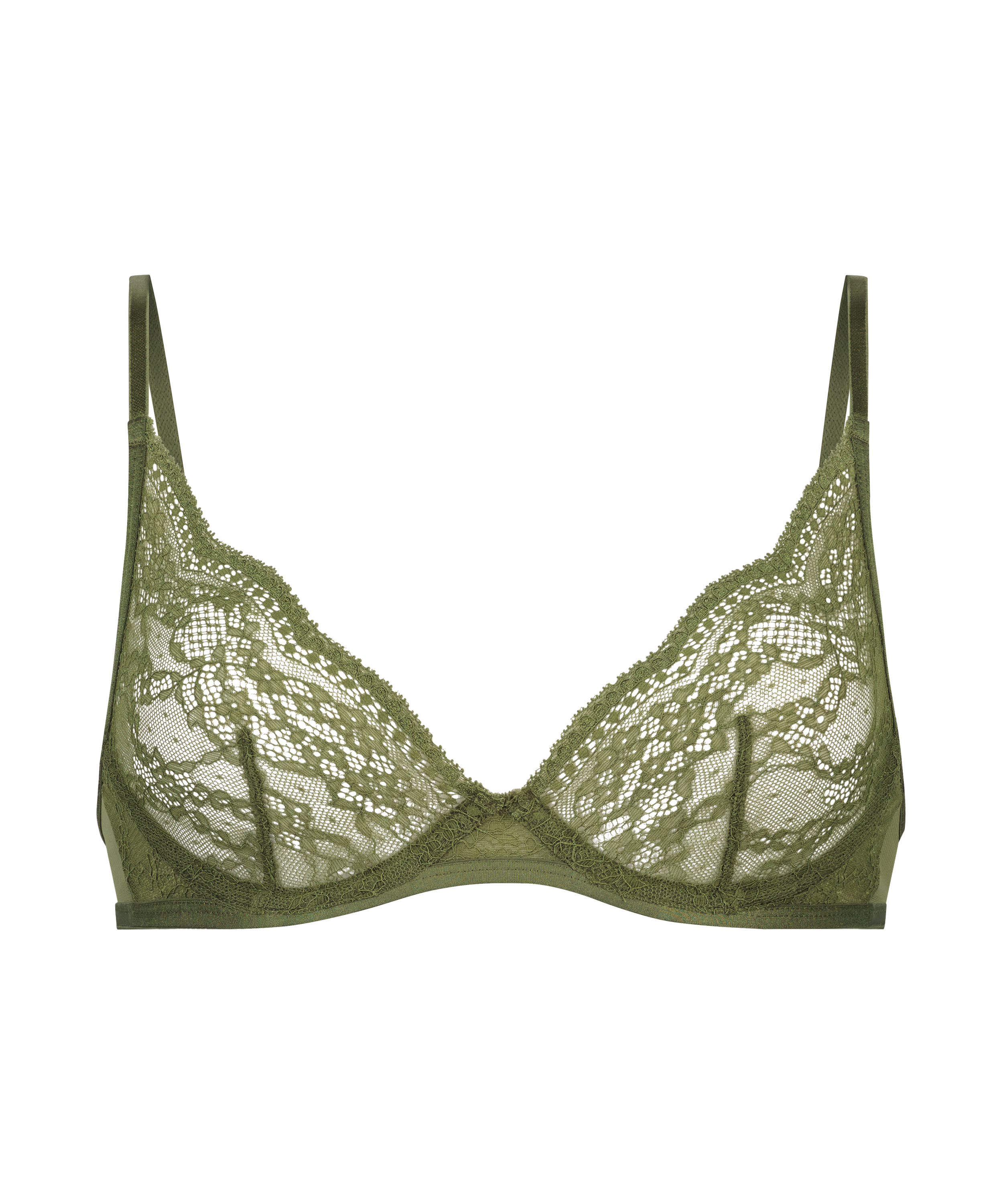 Soutien-gorge &agrave; armatures non-pr&eacute;form&eacute; Isabelle, Vert, main