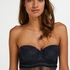 Soutien-gorge &agrave; armatures pr&eacute;form&eacute; longline Amora, Bleu