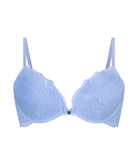 Soutien-gorge &agrave; armatures pr&eacute;form&eacute; push-up Marine, Bleu