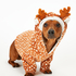 Fleece Hunde-Onesie, Braun