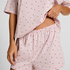 Pyjama Set Cotton Jersey Short, Rose