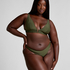Haut de bikini triangle Luna, Vert
