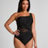 Maillot de bain Shaping Shell Mesh, Noir
