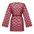 Kimono aus Allover-Spitze, Rot