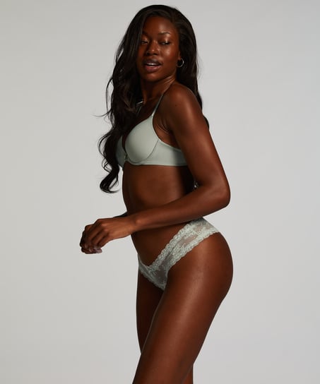 Slip br&eacute;silien V-shape mesh, Vert