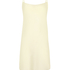 Satin-Slipdress Minimal, Gelb