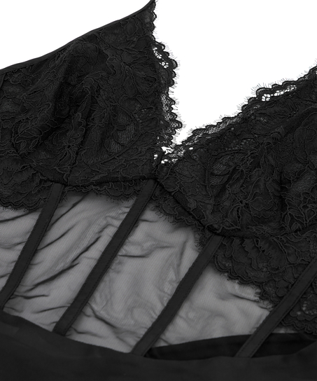 Slipkleid Lora, Schwarz