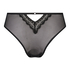 Slip br&eacute;silien taille haute Mahina, Noir