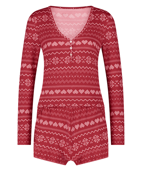 Pyjama-Set, Rot