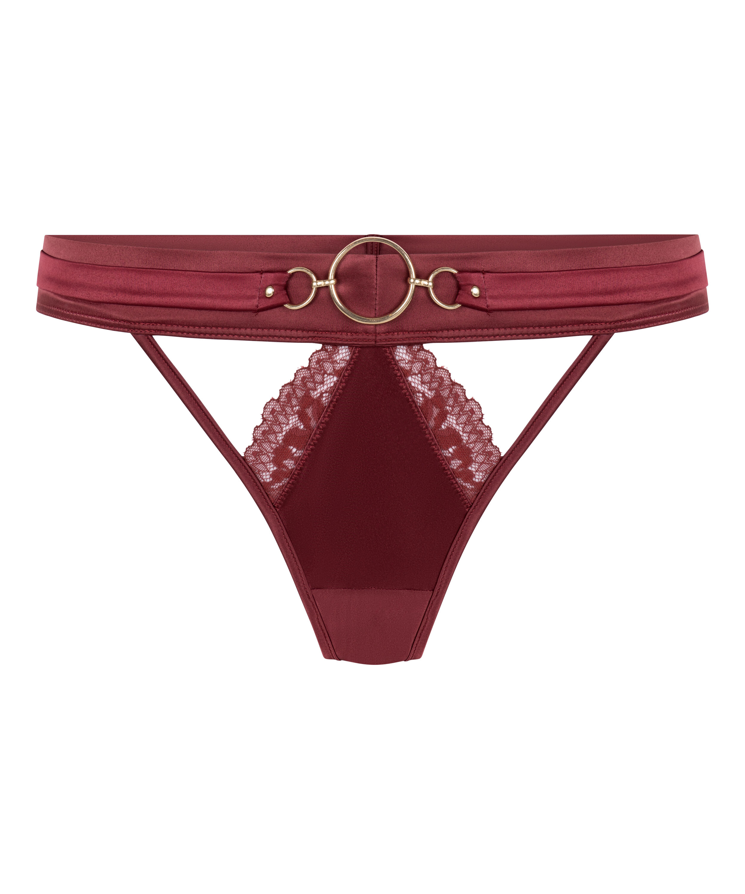 Marjolein String mit hohem Beinausschnitt, Rot