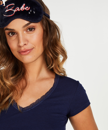 Schlafmaske Babe, Blau