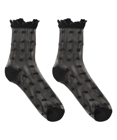 1 Paar Socken, Schwarz