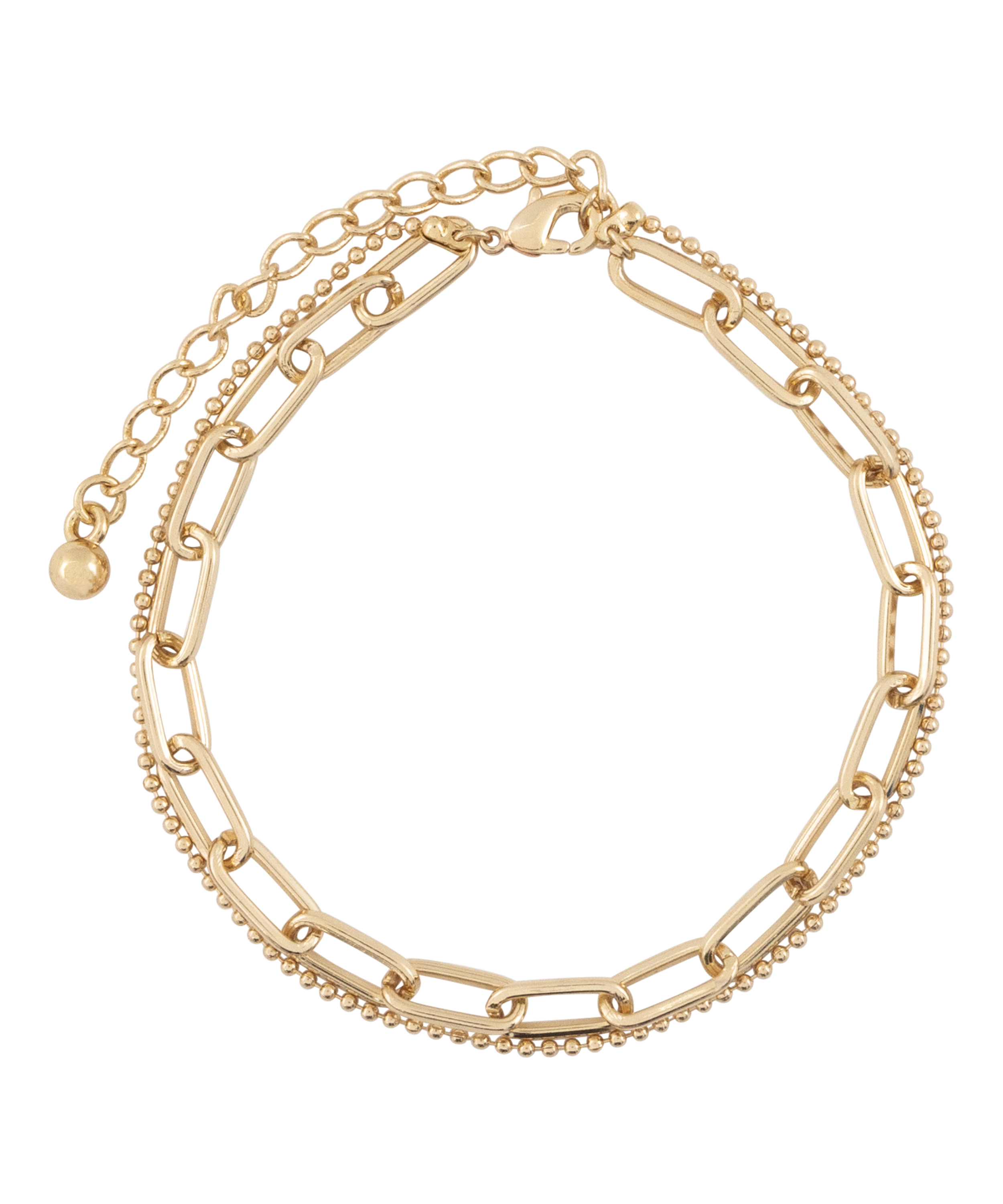 Ketten-Armband, Gelb, main