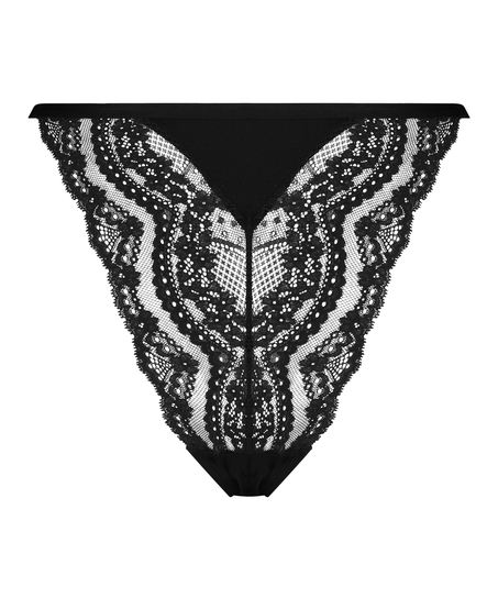 Slip brésilien Selina, Noir