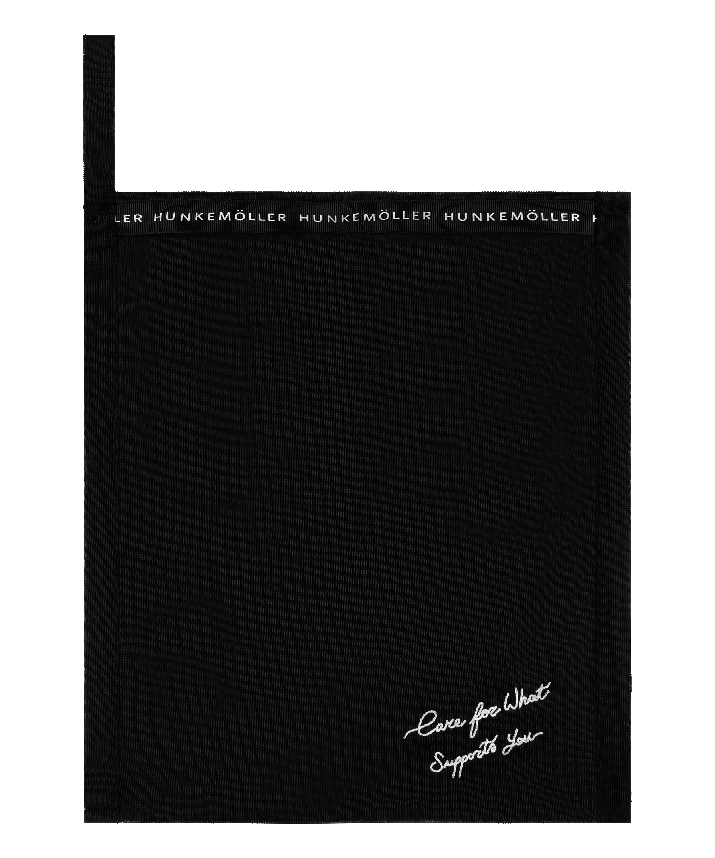 Sac de lavage petit, Noir, main